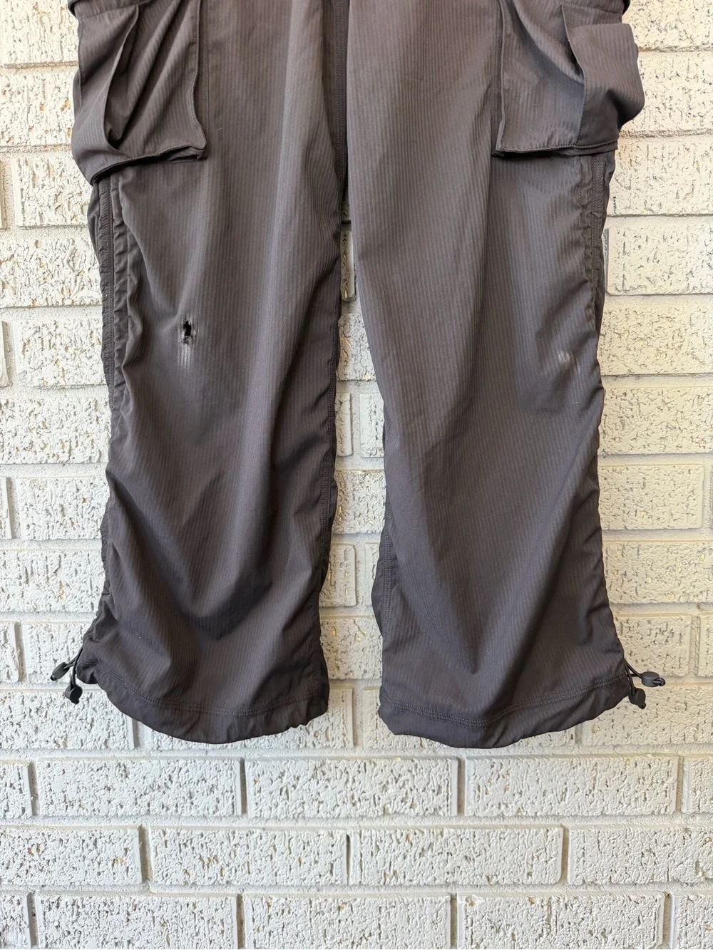 Lululemon Dance Studio Relaxed Fit Mid Rise Cargo Pant Black Women’s Size Small